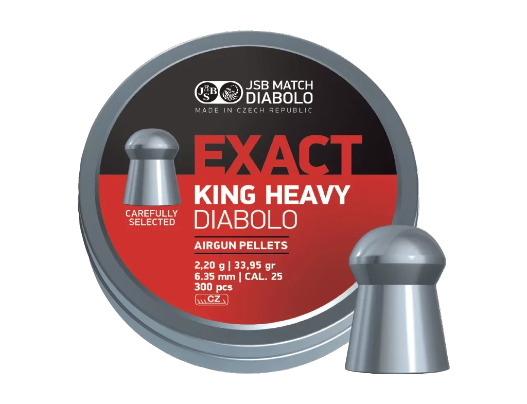 JSB キングヘビー 6.35mm 33.95gr. 300発入